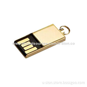 Mini USB Flash Drives, Plug-and-play Function, 128MB to 64GB Memory Capacity, 5-year Warranty